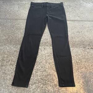 Joe's Jeans Skinny Ankle Denim Jeans Womens 30 USA Black Stretch